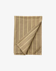 KINU viskestykke, stribet -Gul/beige