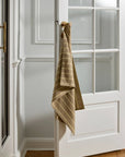 KINU viskestykke, stribet -Gul/beige