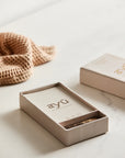 AYU BOX med self care kort & marmor kort holder