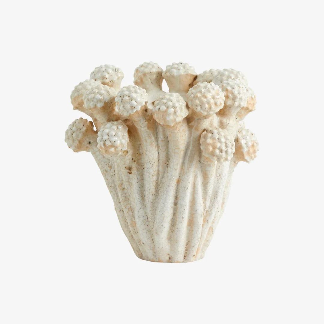 Nordal - Fungi vase i keramik - H19 cm