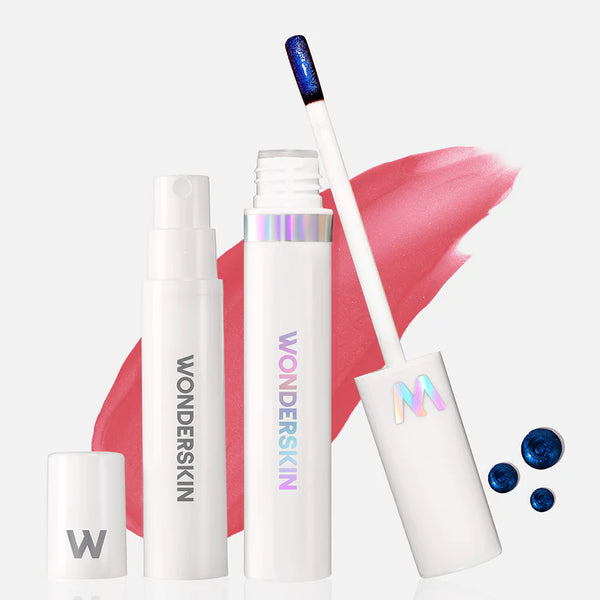WONDERSKIN Lip Stain KIT - Romance (Cool Rose) – bysahl.dk